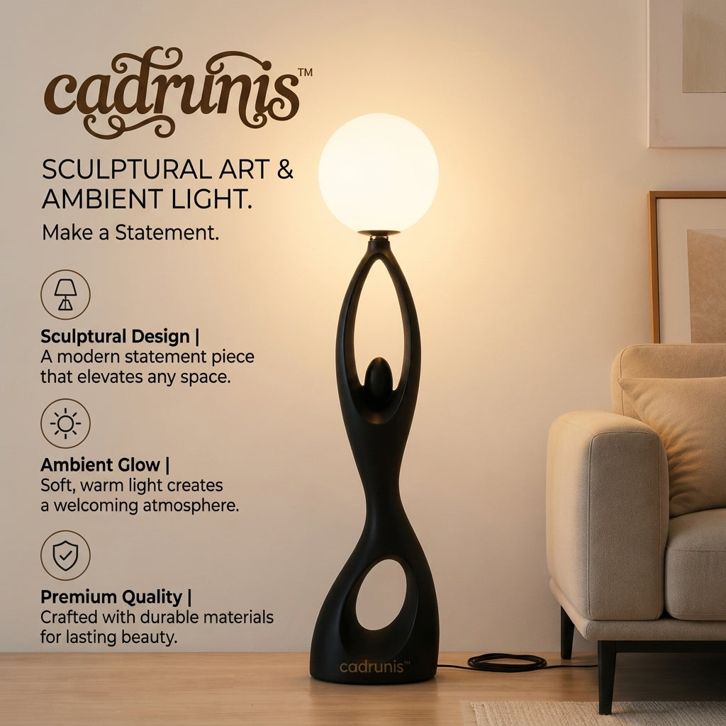 Cadrunis™ Modern Postmodern E27 Floor Lamp, Luxury Artistic Standing Light for Living Room Décor, Premium Home Decoration & Housewarming Gift