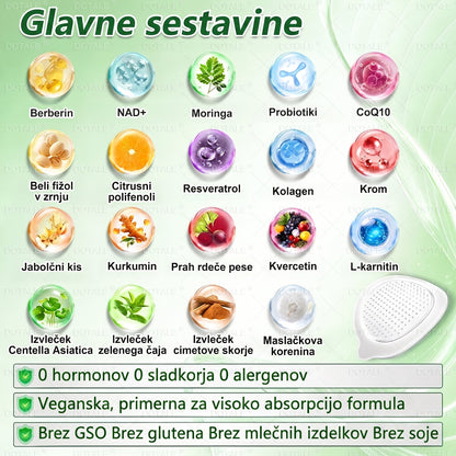 𝑫𝑶𝑻𝑨𝑳𝑬® Presnovni nanomikroiglični obliž (Samo enkrat na dan, vidne spremembe v 7 dneh)
