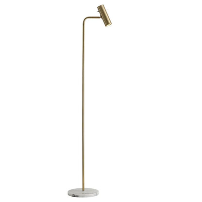 Cadrunis™ Modern LED Standing Floor Lamp with Marble Design – Simple Contemporary Lighting for Living Room, Bedroom & Stylish Home Decoration