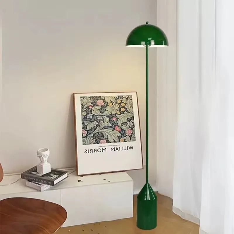 Cadrunis™ Modern Nordic Cream Mushroom Floor Lamp, Vintage Inspired Decorative Standing Light for Living Room Sofa Side and Bedroom