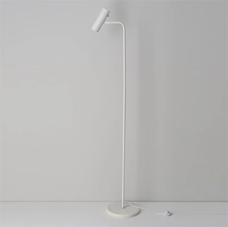 Cadrunis™ Modern LED Standing Floor Lamp with Marble Design – Simple Contemporary Lighting for Living Room, Bedroom & Stylish Home Decoration
