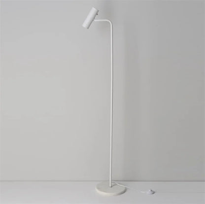 Cadrunis™ Modern LED Standing Floor Lamp with Marble Design – Simple Contemporary Lighting for Living Room, Bedroom & Stylish Home Decoration