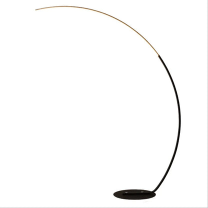 Cadrunis™ Luxury Nordic LED Arc Floor Lamp – Minimalist Artistic Standing Light with Remote Control for Modern Living Room, Bedroom & Esports Room Decoration